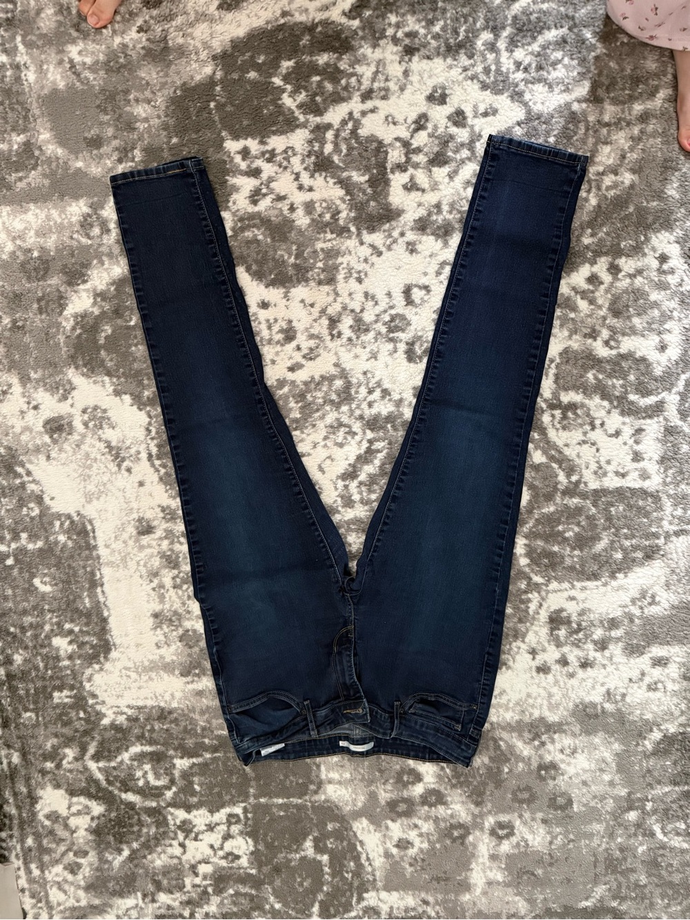 Levi's Women's Dark Blue Skinny Jeans - Slim Stretch Denim